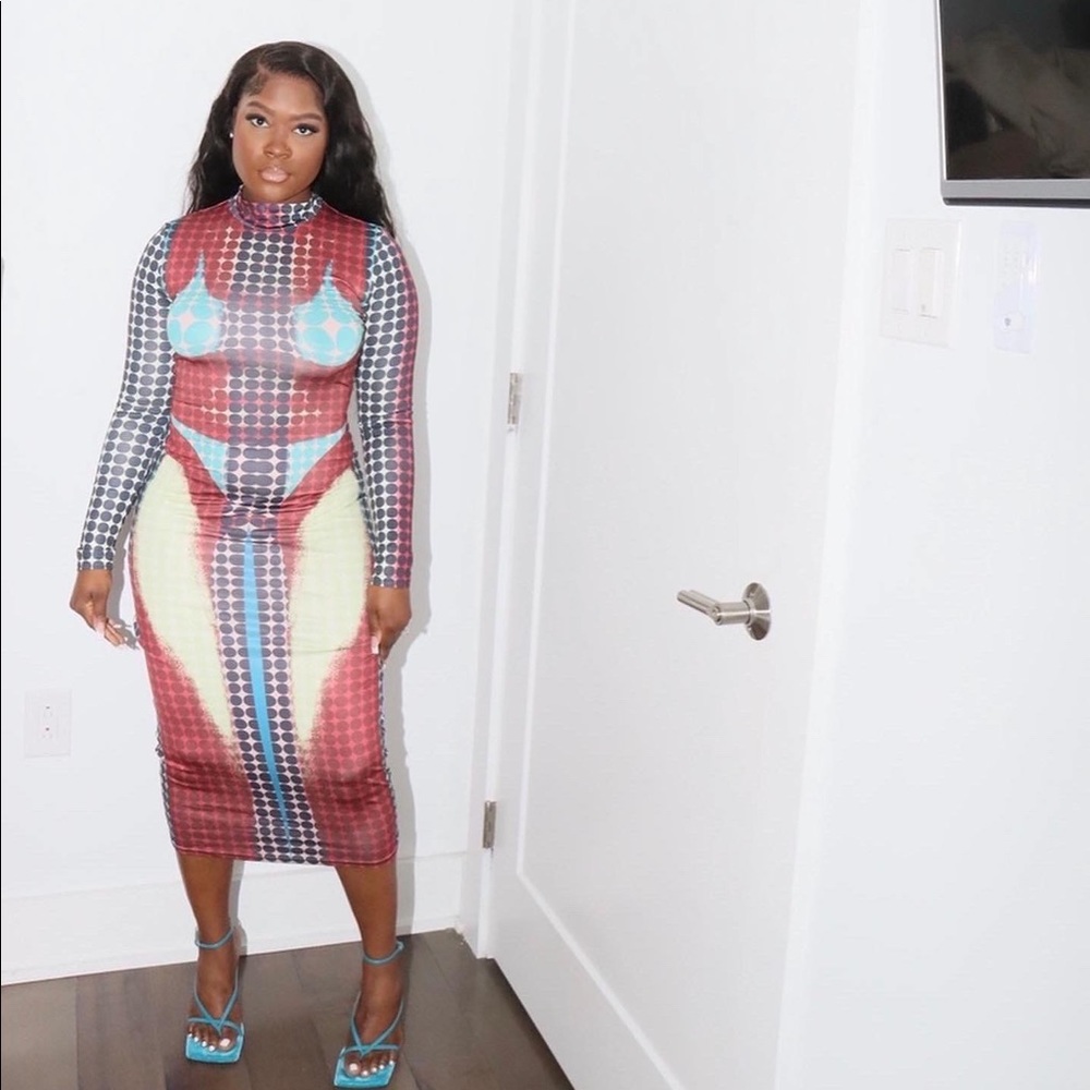 Digital Bodycon Dress from ChangeClothesNGo